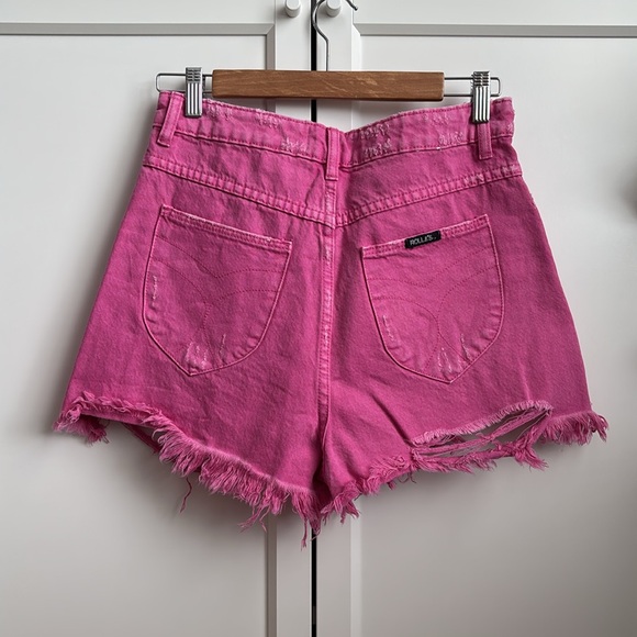 Free People / Rolla’s Dusters Cut Off Shorts, Layla Magenta, 28 - Picture 5 of 6